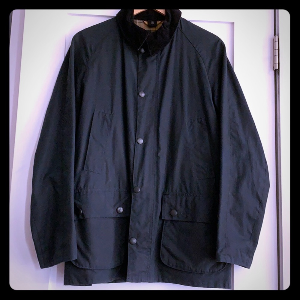 Small Navy Men’s Barbour Ashby Jacket